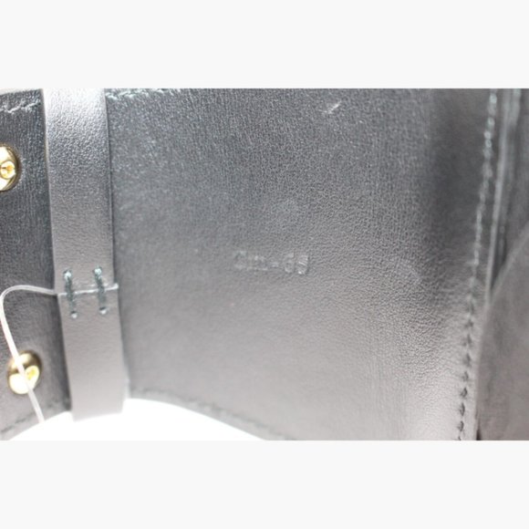 $595 Salvatore Ferragamo BLACK CALF Leather Belt Size 65,70,75,80,85 - Picture 4 of 11